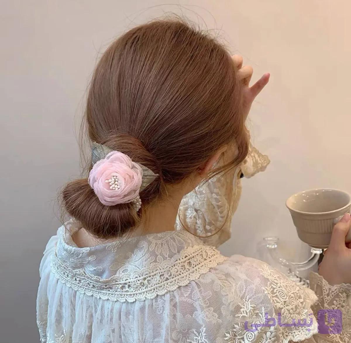 کش جواهر دوزی گل کلاسیک — تصویر 1
