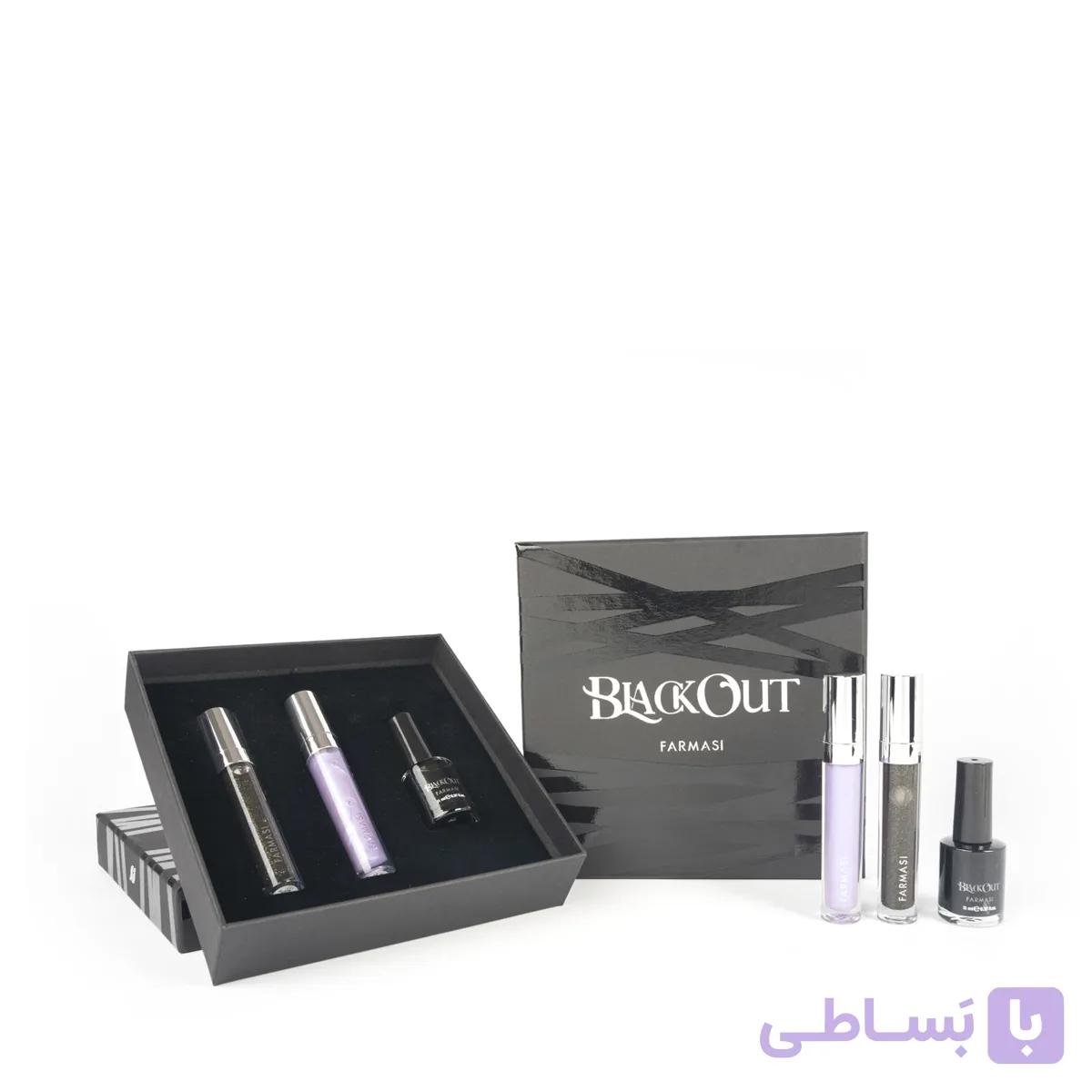ست بلک اوت شامل 2 برق لب و لاک مشکی(اصل) — تصویر 1