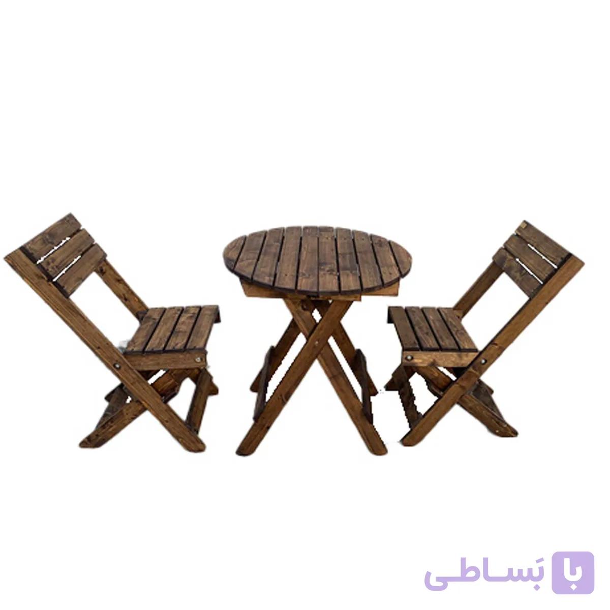میز و صندلی گرد تاشو کد 010 — تصویر 1
