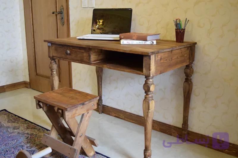 میز تحریر چوبی ثابت کد 062 — تصویر 1