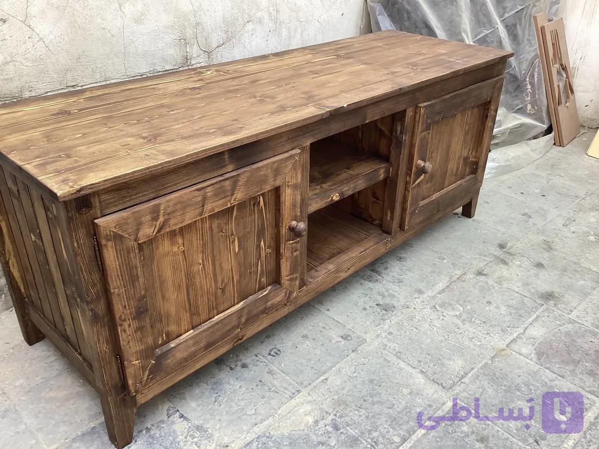 میز تلویزیون چوبی کد 031 — تصویر 1