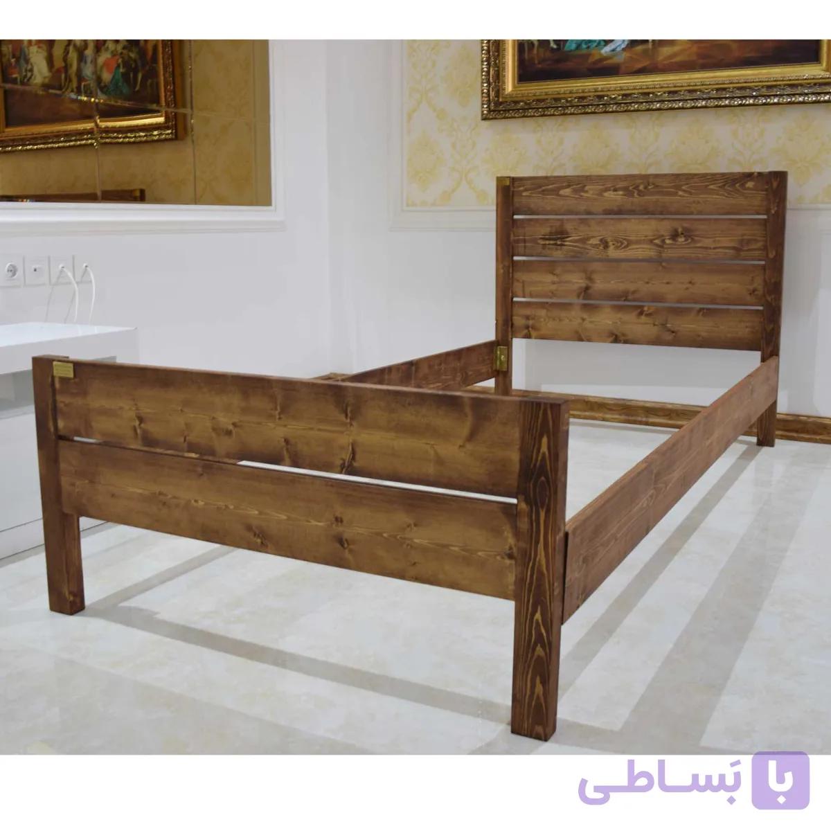 تخت خواب یک نفره کد 015 — تصویر 1