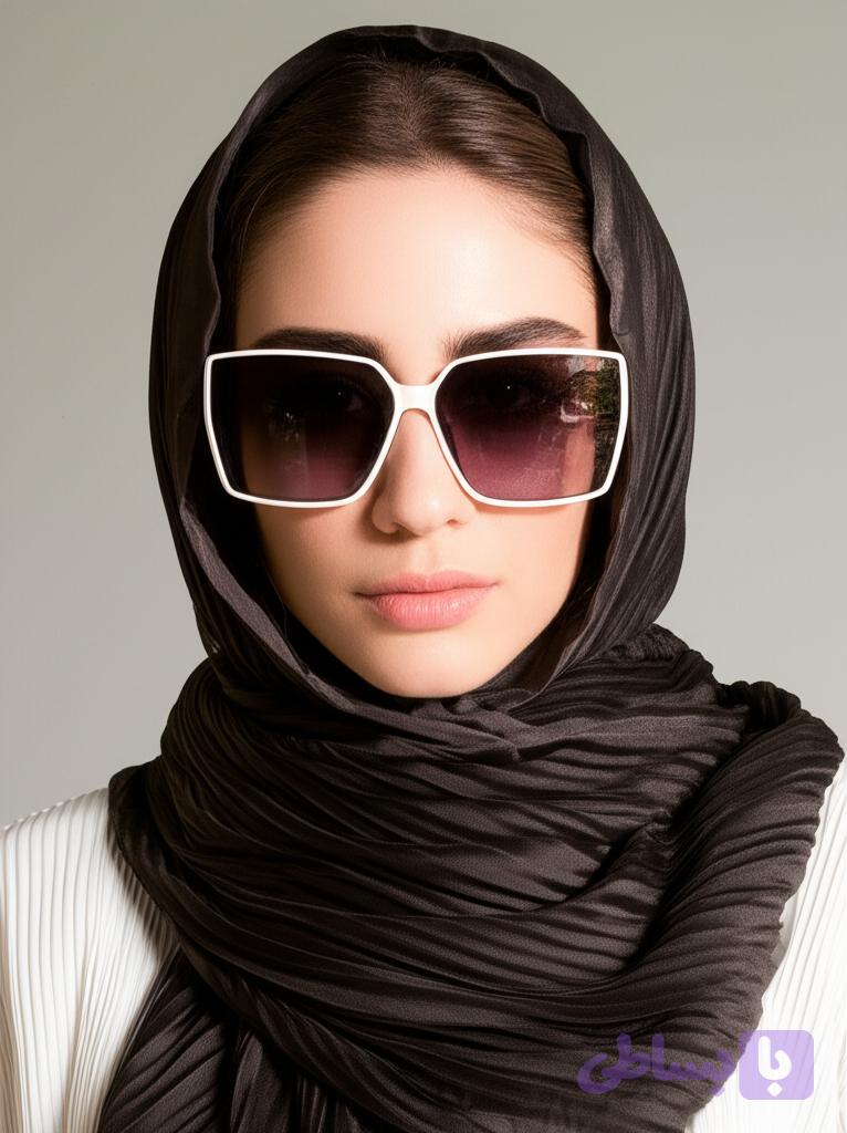 عینک آفتابی سفید چنل