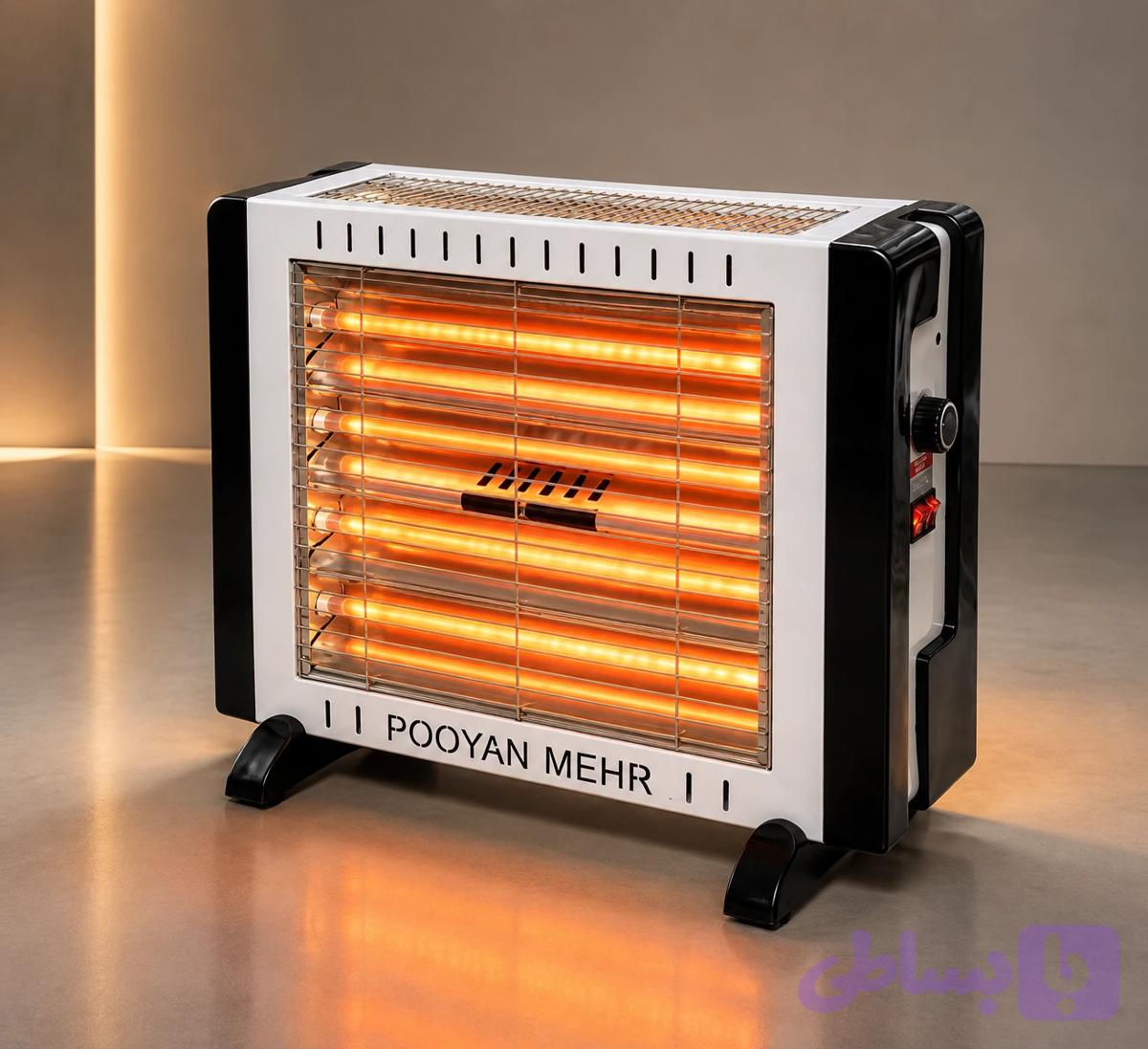 بخاری برقی فن‌ دار پویان مهر DLF-2500