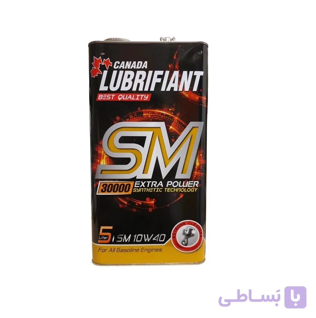 روغن موتور 10W40 کانادا مدل 30000 5لیتری کیفیت SM