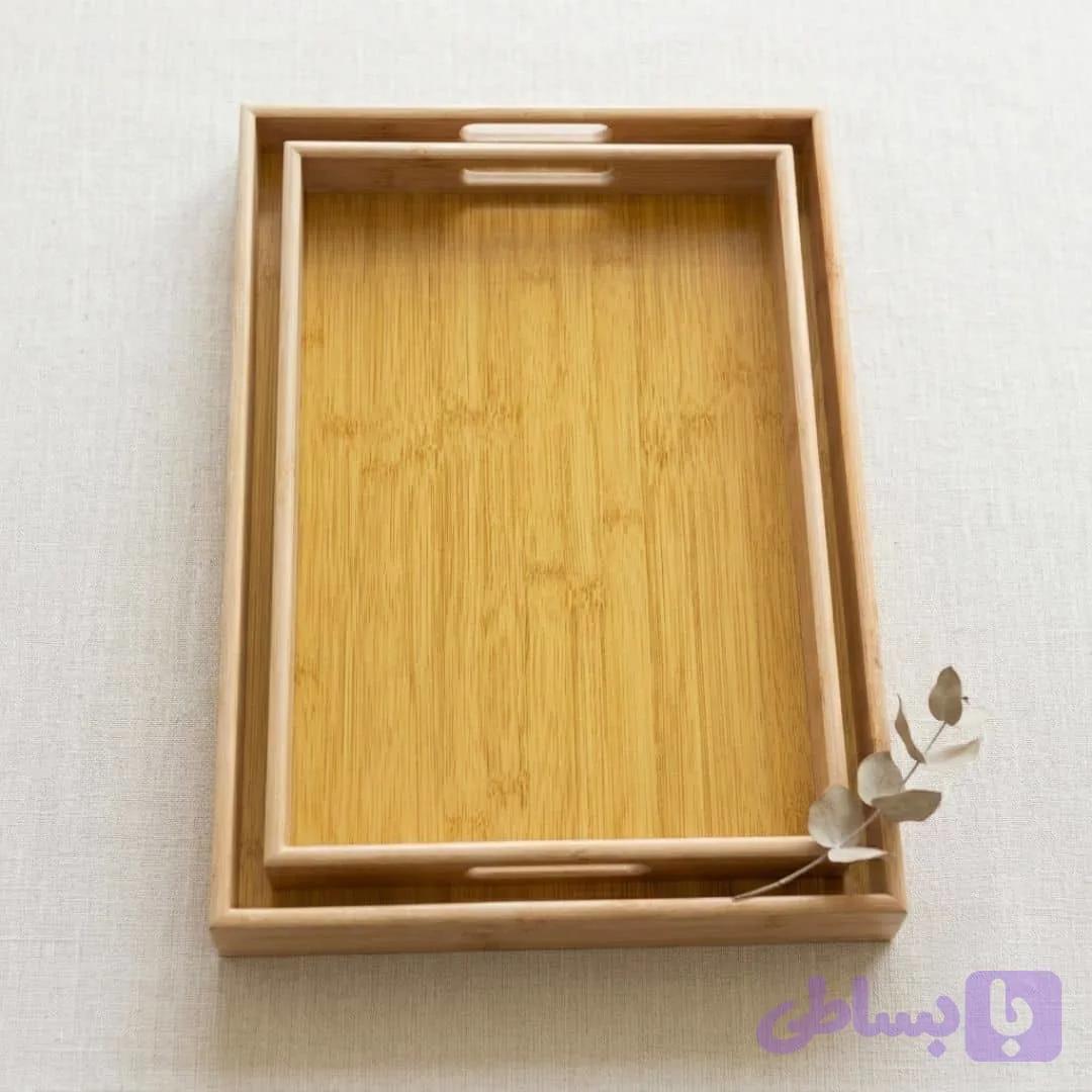 سینی پذیرایی بامبو طرح ورساچ — تصویر 1