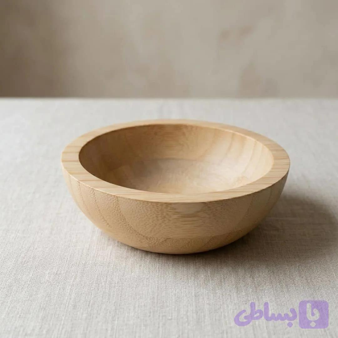 کاسه بامبو سنگین وارداتی — تصویر 1