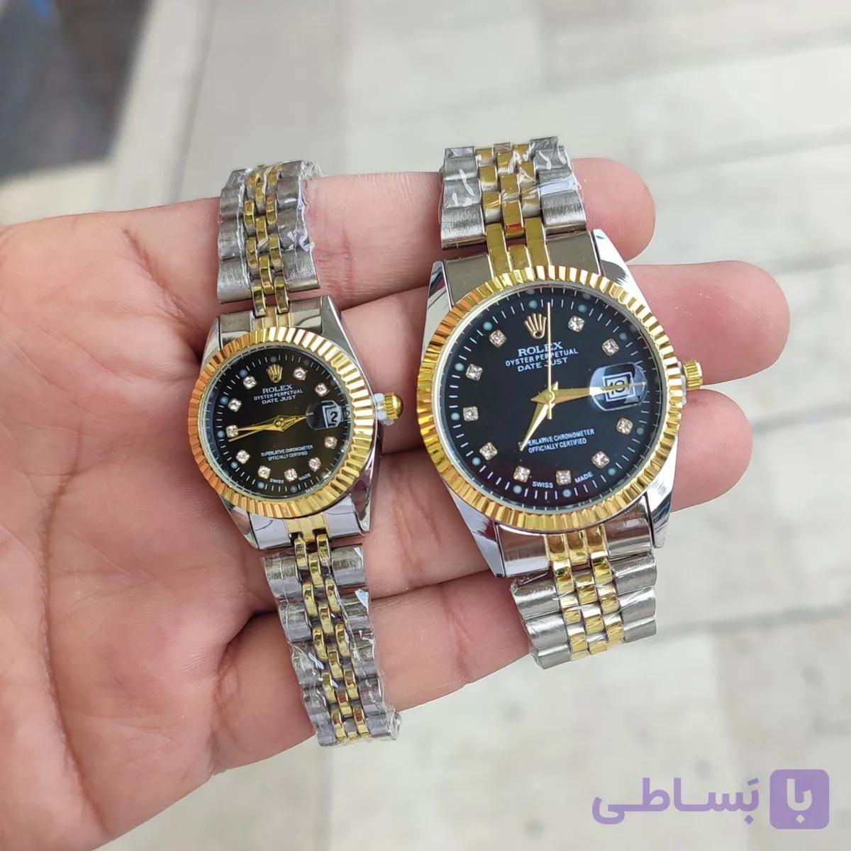 ساعت مچی پرفروش رولکس شیک زنانه و مردانه رولکس کیفیت عالی تضمینی دارای گارانتی rolex