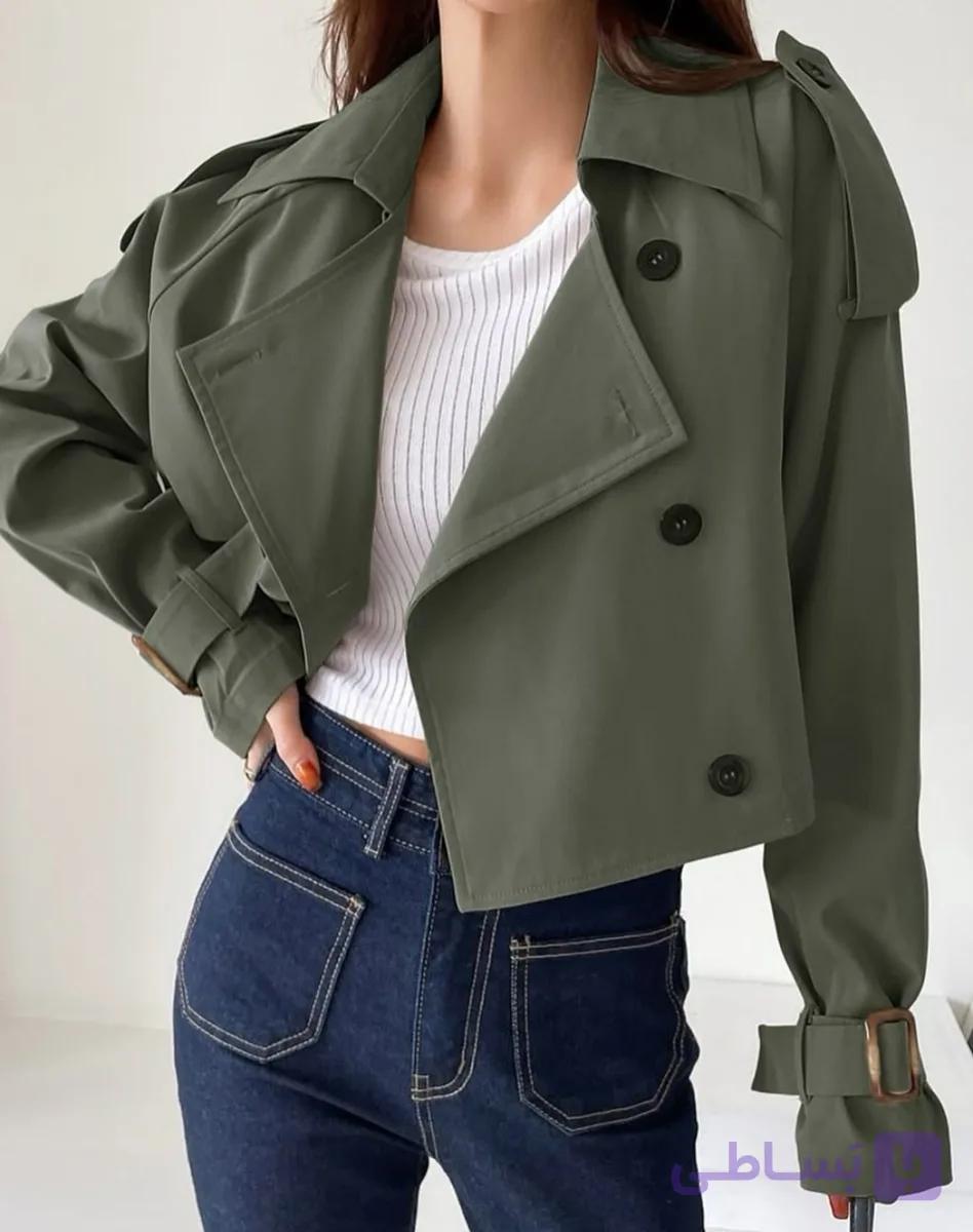 ترنچ کت satin