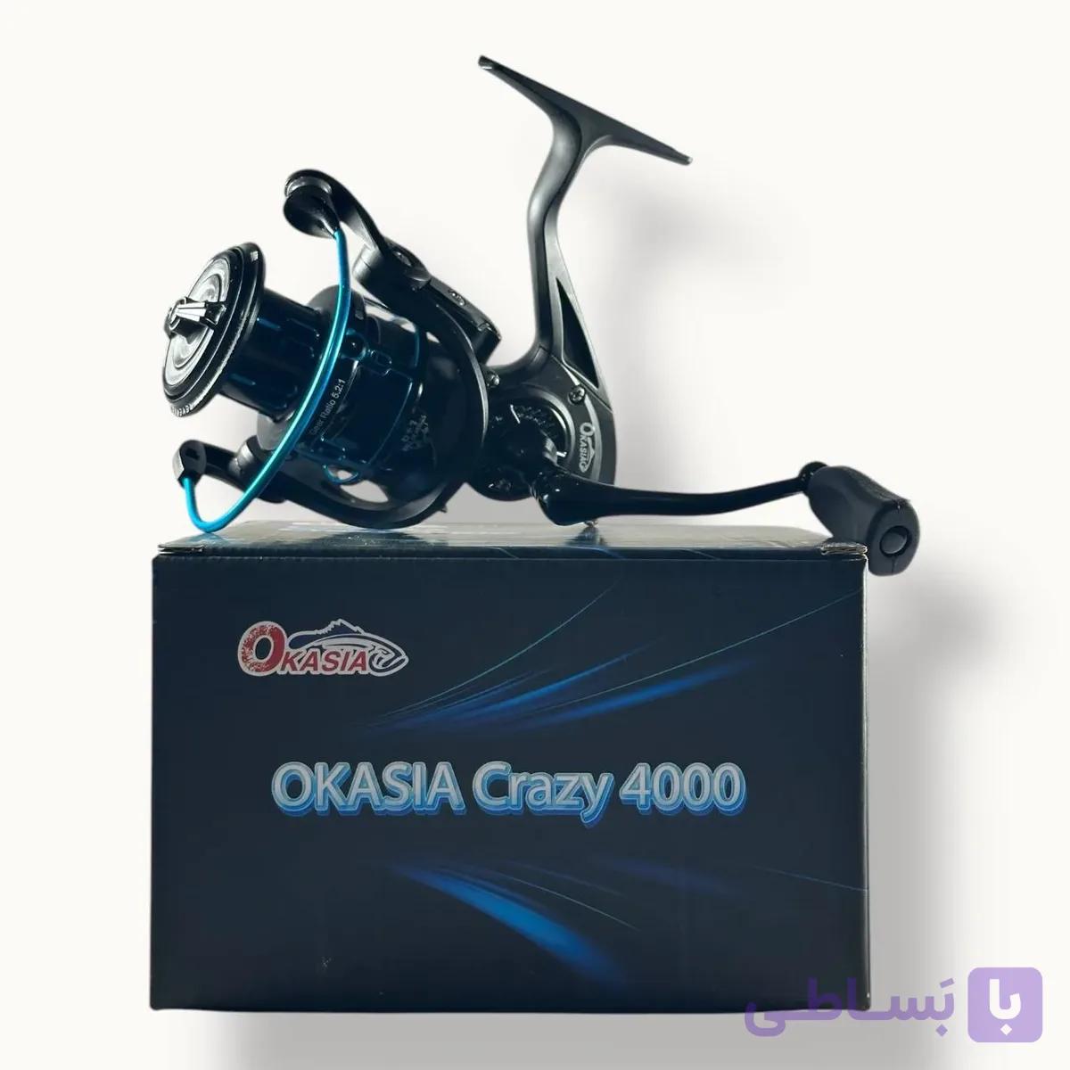 چرخ ماهیگیری برند ترکیه‌ای OKASIA مدل CRAZY سایز 4000 — تصویر 1
