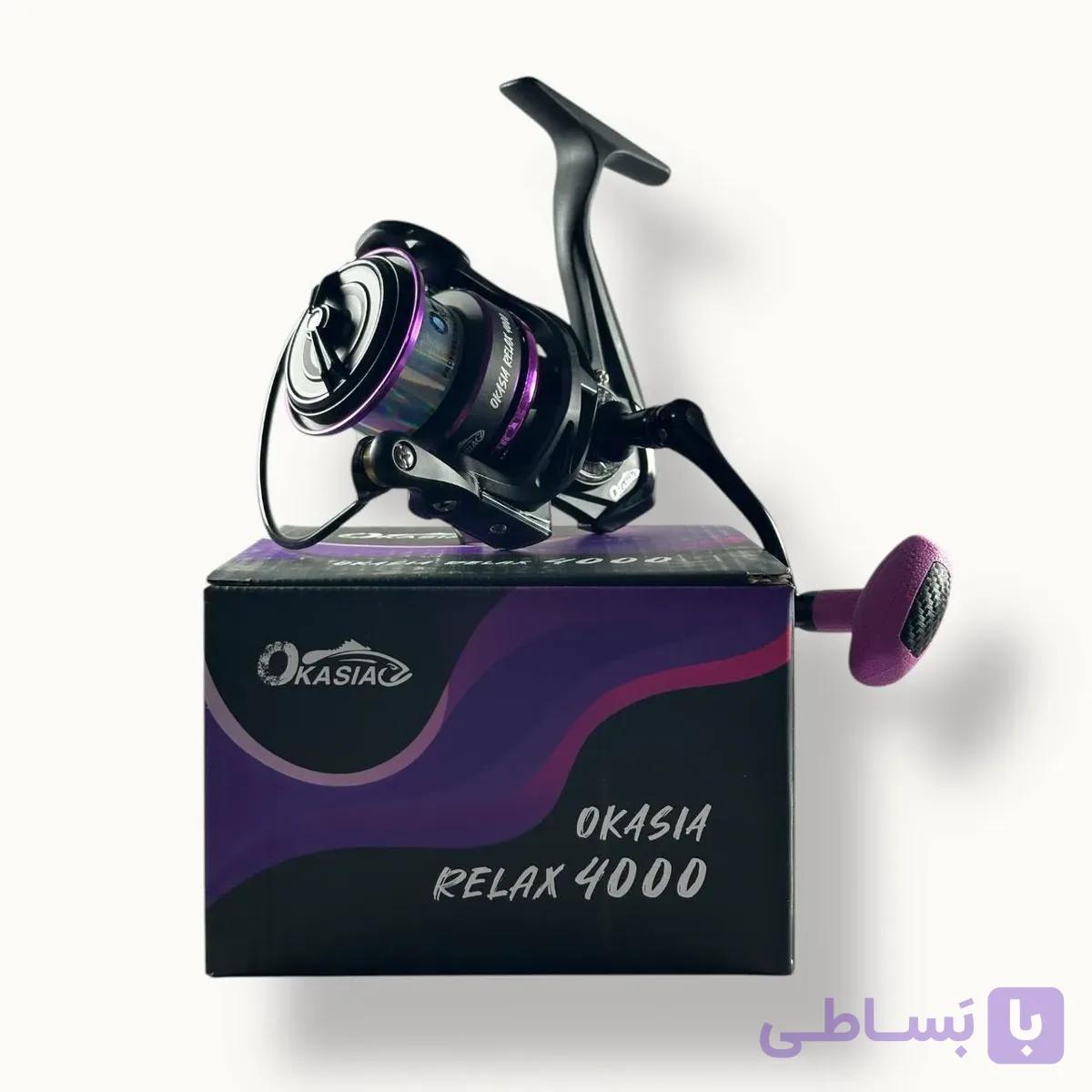 چرخ ماهیگیری برند ترکیه‌ای OKASIA مدل RELAX سایز 4000 — تصویر 1