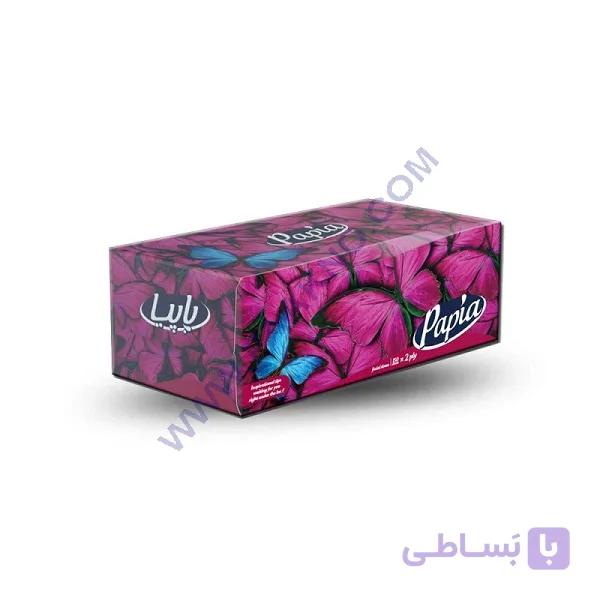دستمال كاغذی جعبه ای تنو 300 برگ (150 برگ دولا) بسته 48 عددی — تصویر 1