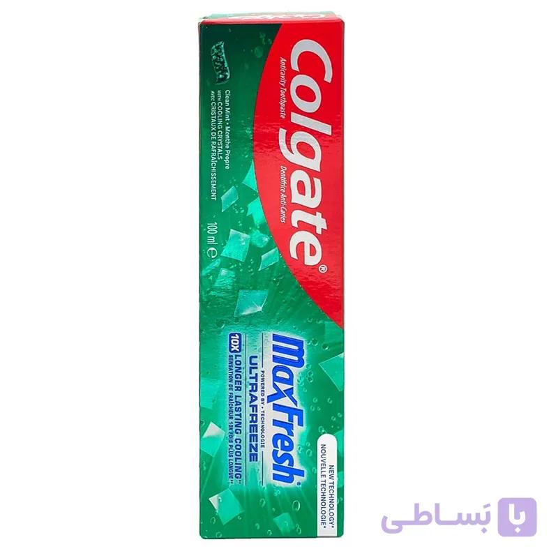 خمیر دندان Colgate (کلگیت) مدل Max Fresh حجم 100 میلی لیتر — تصویر 1