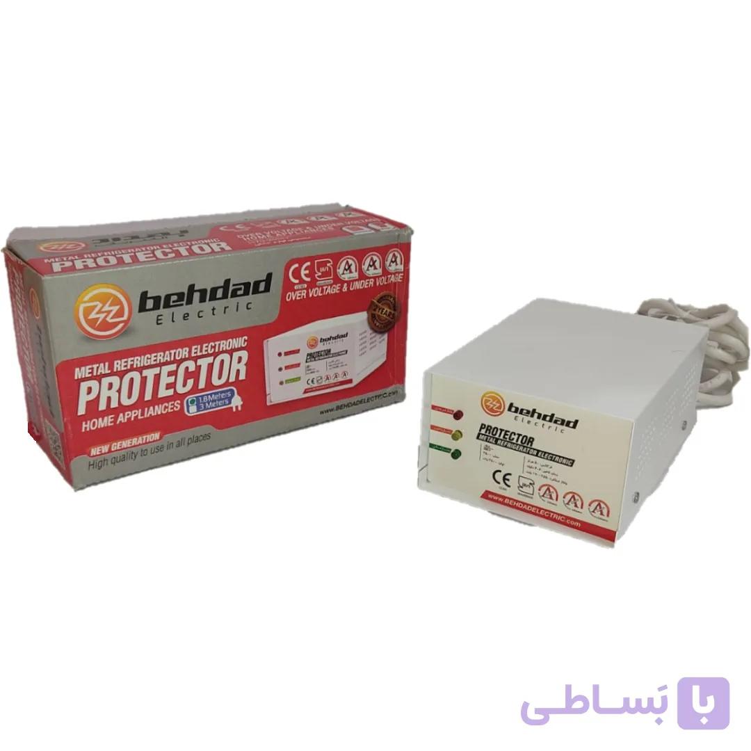 محافظ یخچال و فریزر فلزی ۳۵۰۰ وات ارت دار 1/8 متری بهداد الکتریک