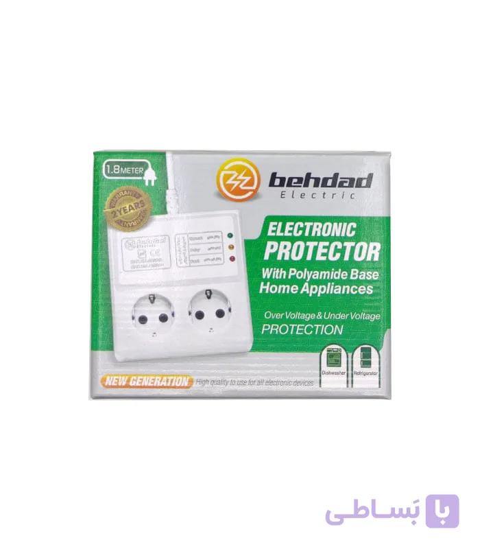 محافظ دو خانه یخچال و فریزر با کابل 1/8 متری بهداد الکتریک