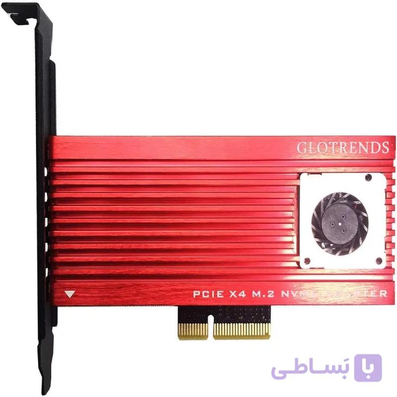 کارت توسعه PCI-E افزایش M.2 NVME گلوترندس مدل PJ19