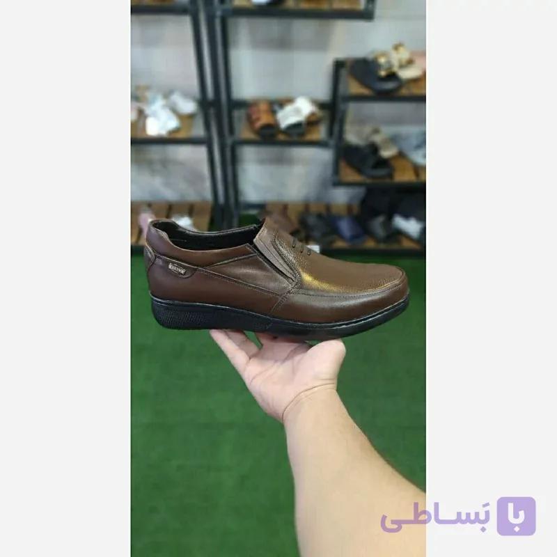کفش چرم طبیعی مردانه کد 801