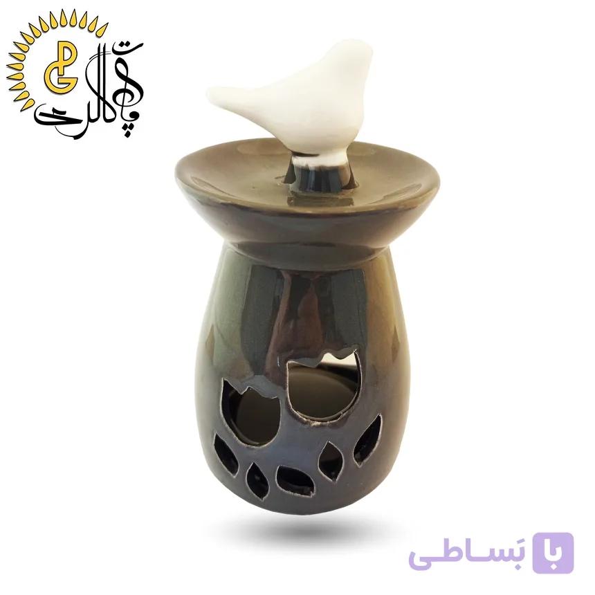 اسانس‌سوز سرامیکی طرح پرنده کد 896 — تصویر 1
