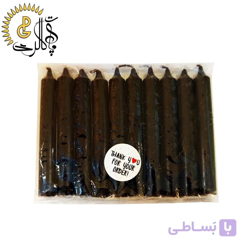 شمع قلمی 10 سانتی مشکی