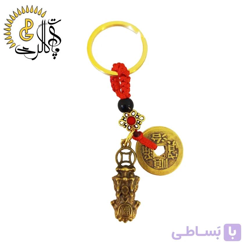 سرکلیدی سگ فو برنجی کد 5586