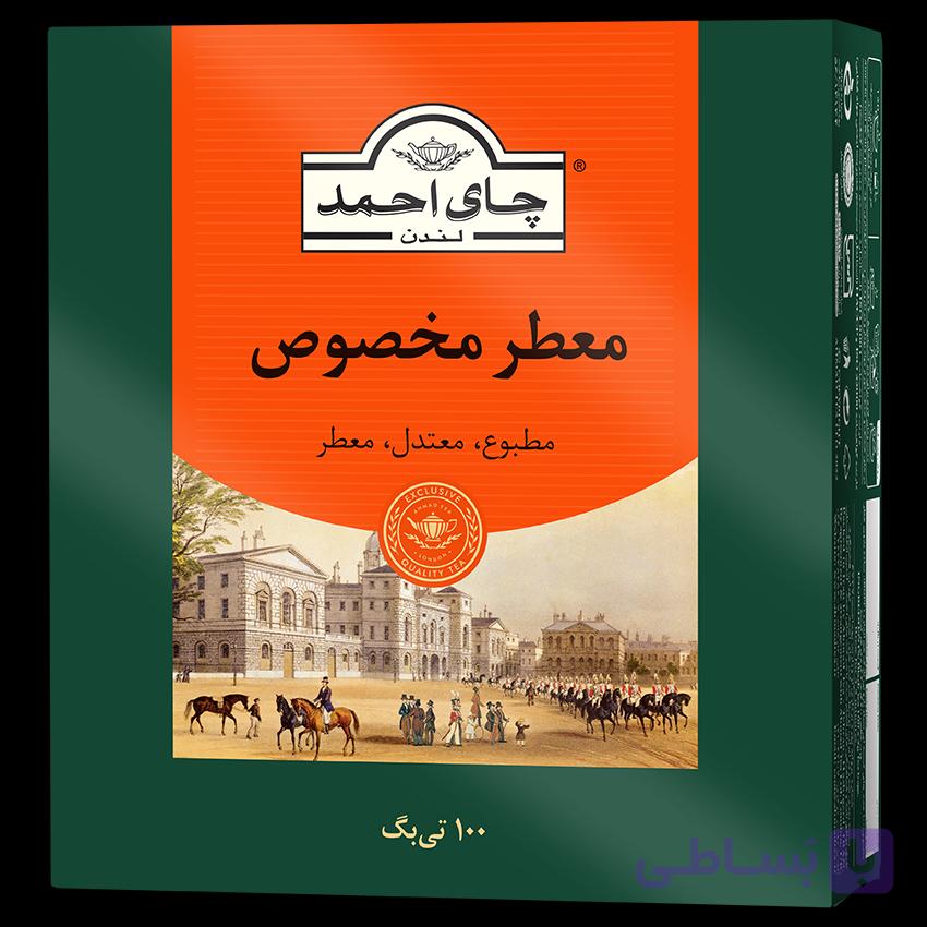 چای کیسه ای احمد معطر مخصوص 100 عددی