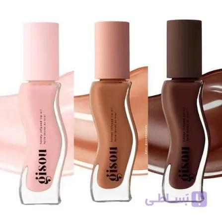 پک لیپ گلاس روغنی گیسو Gisou Honey Infused Lip Oil (سه عددی، هر عدد 8 میلی لیتر) — تصویر 1