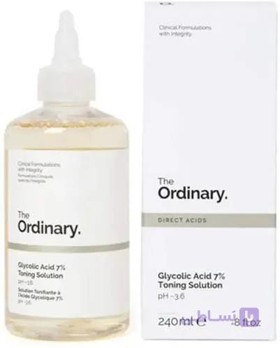 تونر گلیکولیک اسید 7% اوردینری The Ordinary Glycolic Acid 7% Exfoliating Solution (حجم 100 و 240 میلی لیتر) — تصویر 1