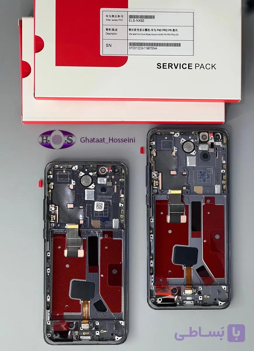 تاچ و السيدي گوشي هواوي پي 40 پروHuawei P40proبافريم اورجينال شركتي صد در صد