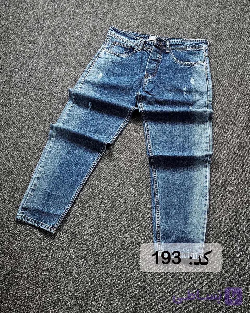 شلوار جین مام فیت مردانه کد193 — تصویر 1