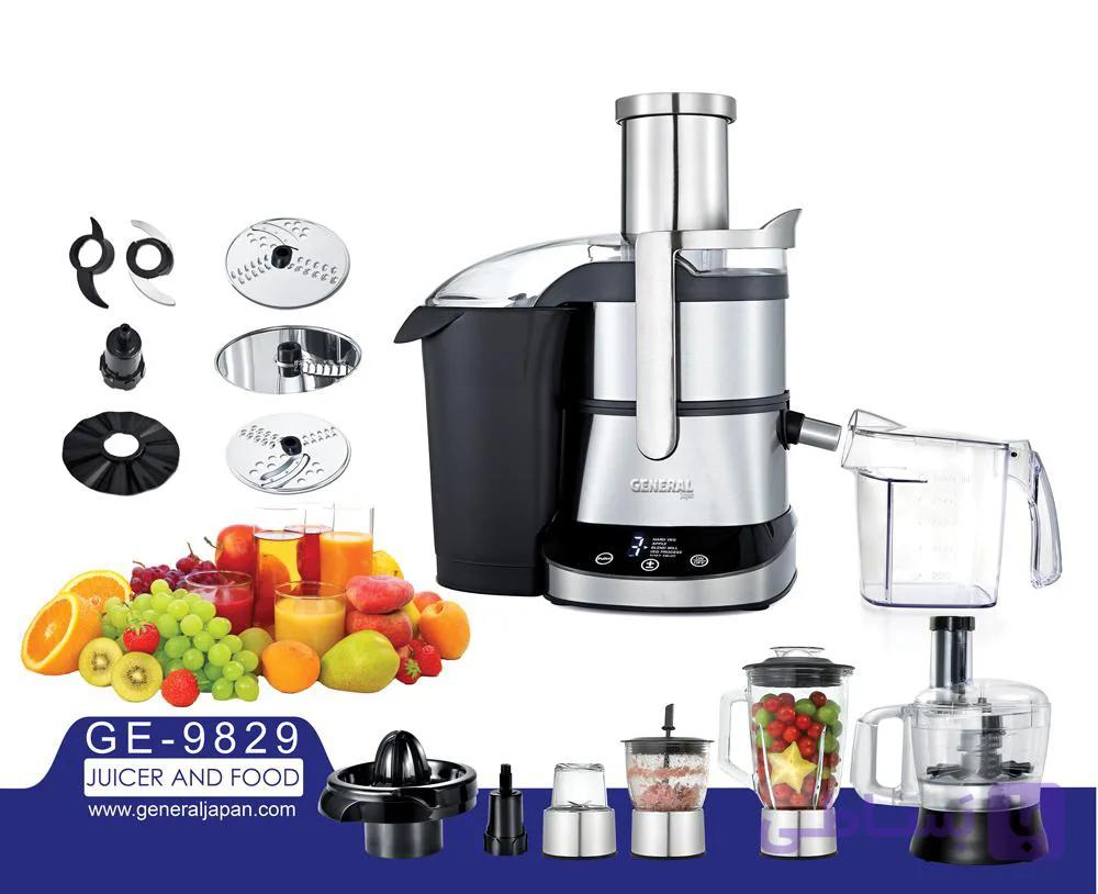آبمیوه گیری و غذاساز 20کاره جنرال ژاپن مدل GE-9829 General 20-function juicer