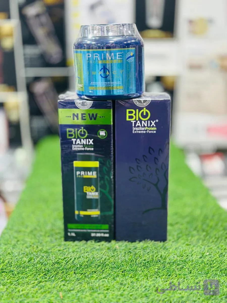 پک کامل کراتین مو کراتین +شامپو بعدکراتین +ماسک عنکبوتی TANIX – PRIME PRO EXTREME — تصویر 1