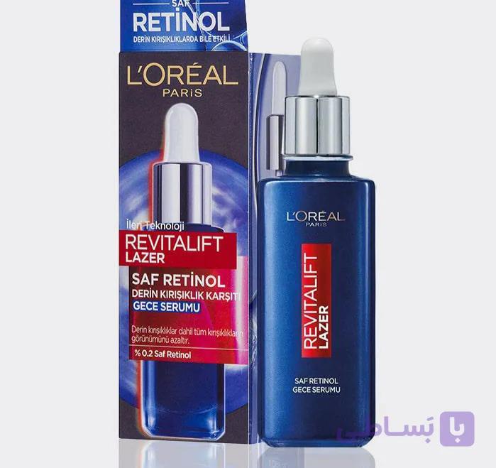 سرم شب ضد چروک رتینول لورآل مدل L’Oréal — تصویر 1