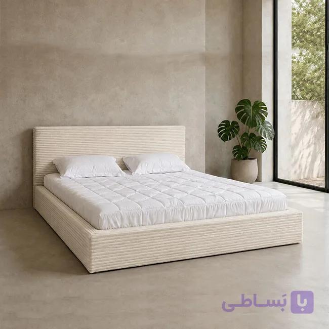 تخت خواب تمام فوم مدل مارشمالو – با قابلیت شستشو و طراحی مدرن مبل سبز — تصویر 1