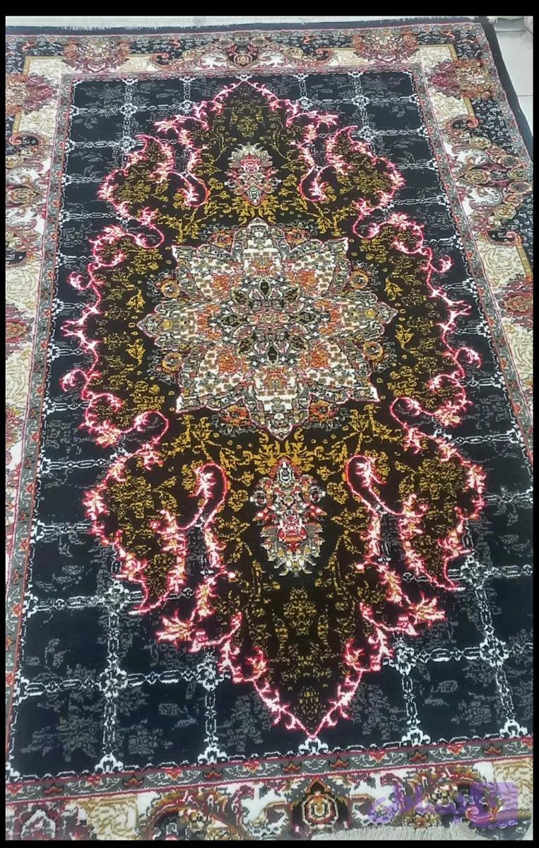 فرش طرح آیلار سرمه ای 700شانه 6متری حراجی ( پس کرایه)