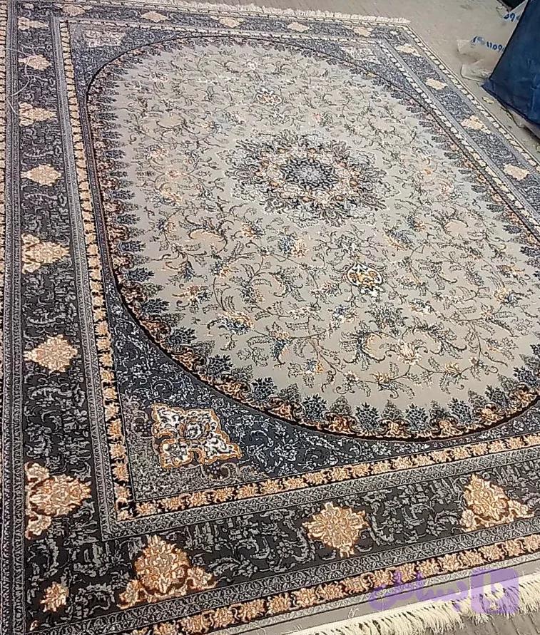 فرش ۱۲متری حراجی۷۰۰شانه تراکم۲۵۵۰ طوسی