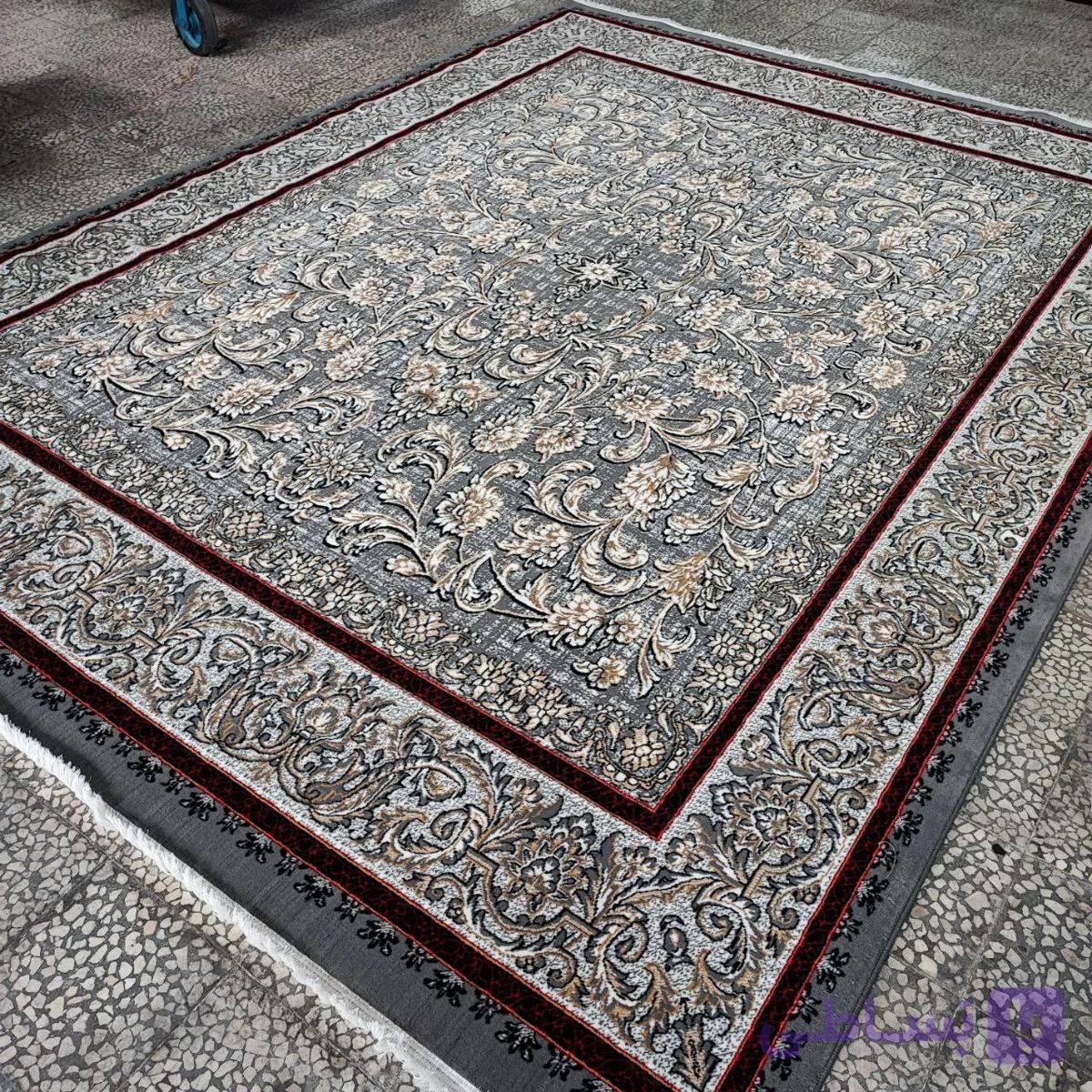 قالیچه حراجی ارزان ۴متری افشان کاشان