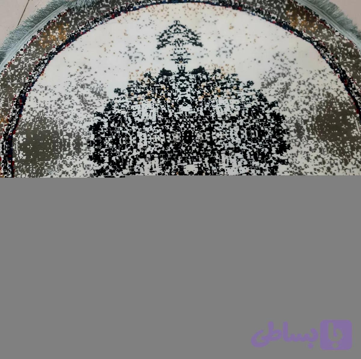 قالیچه گرد ارزان طرح اراز۷۰۰شانه ۱×۱