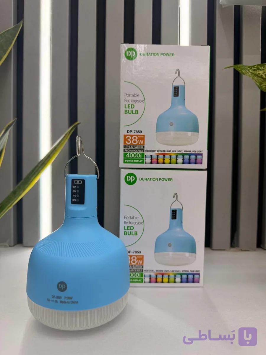 چراغ شارژی دی پی مدل DP-7859 ظرفیت ۳۸ وات با نور مهتابی