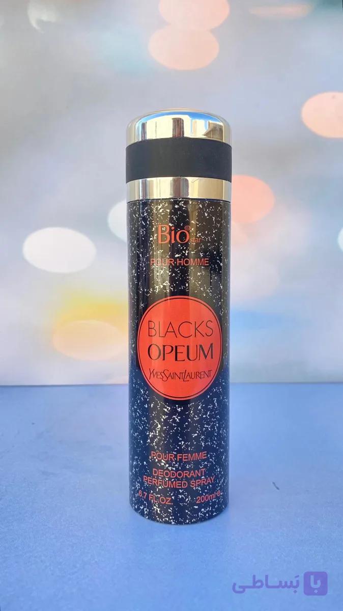 اسپری خوشبو کننده بیو استار BIO STAR رایحه بلک اوپیوم BLACKS OPEUM