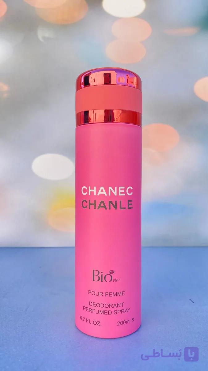 اسپری بدن زنانه بیو‌استار مدل شنل CHANLE CHANEC حجم 200ML