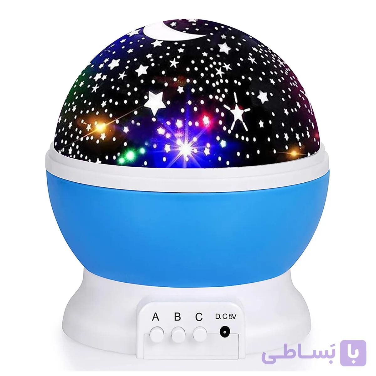 چراغ خواب کهکشانی چرخشی مدل Star master با رقص نور — تصویر 1