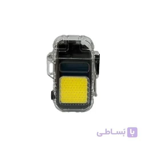 فندک المنتی با چراغ قوه مدل Flashlight