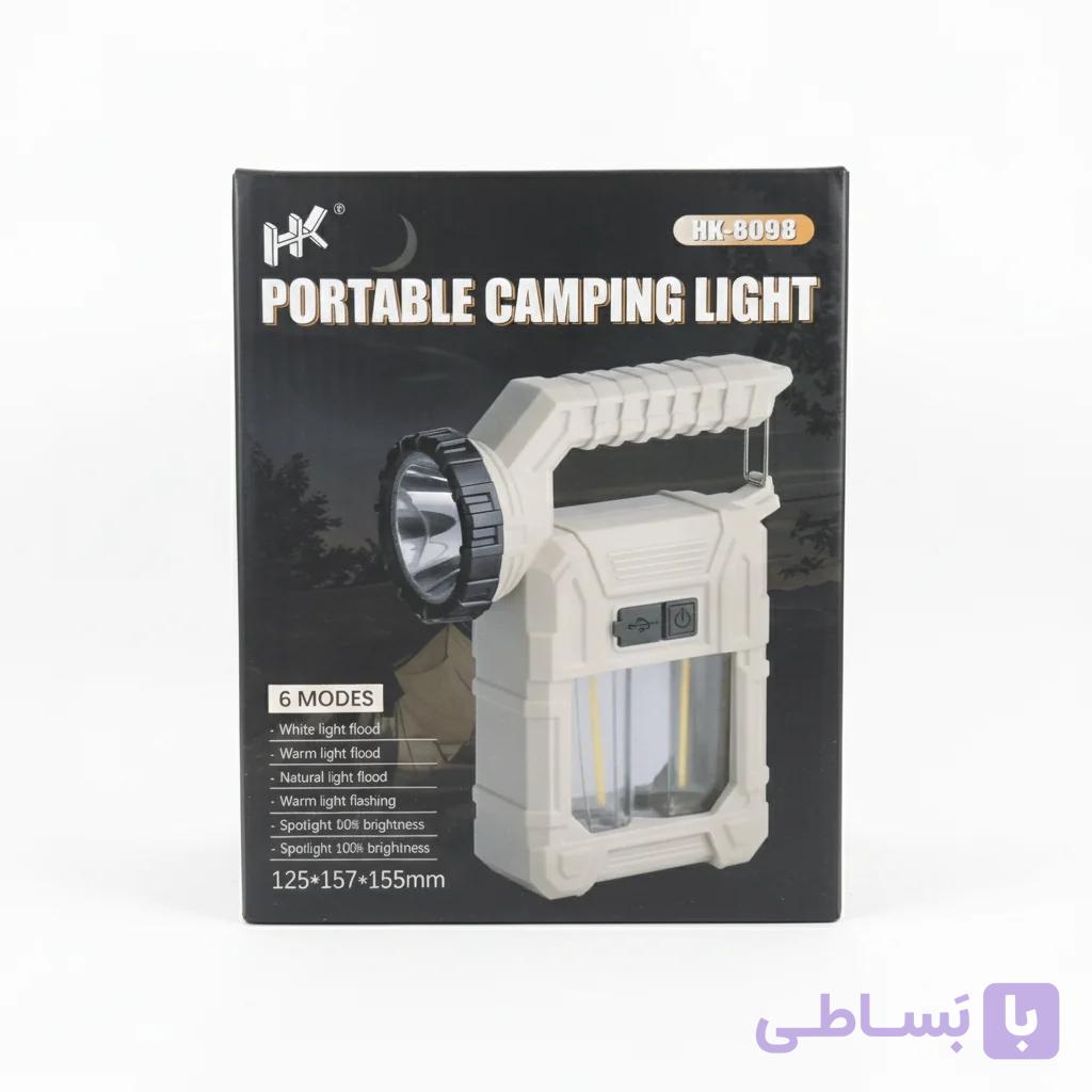 چراغ شارژی چندحالته مدل HK-8098 — تصویر 1