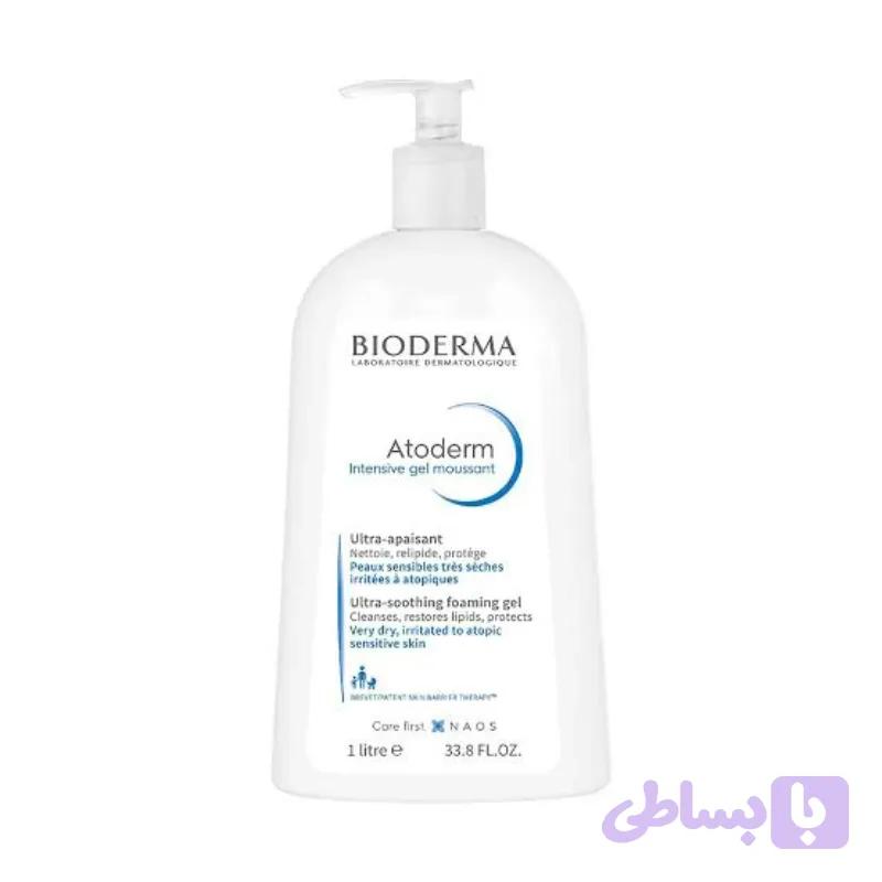 ژل شستشوی صورت و بدن بایودرما مدل Atoderm Intensive حجم 1000 میلی لیتر — تصویر 1