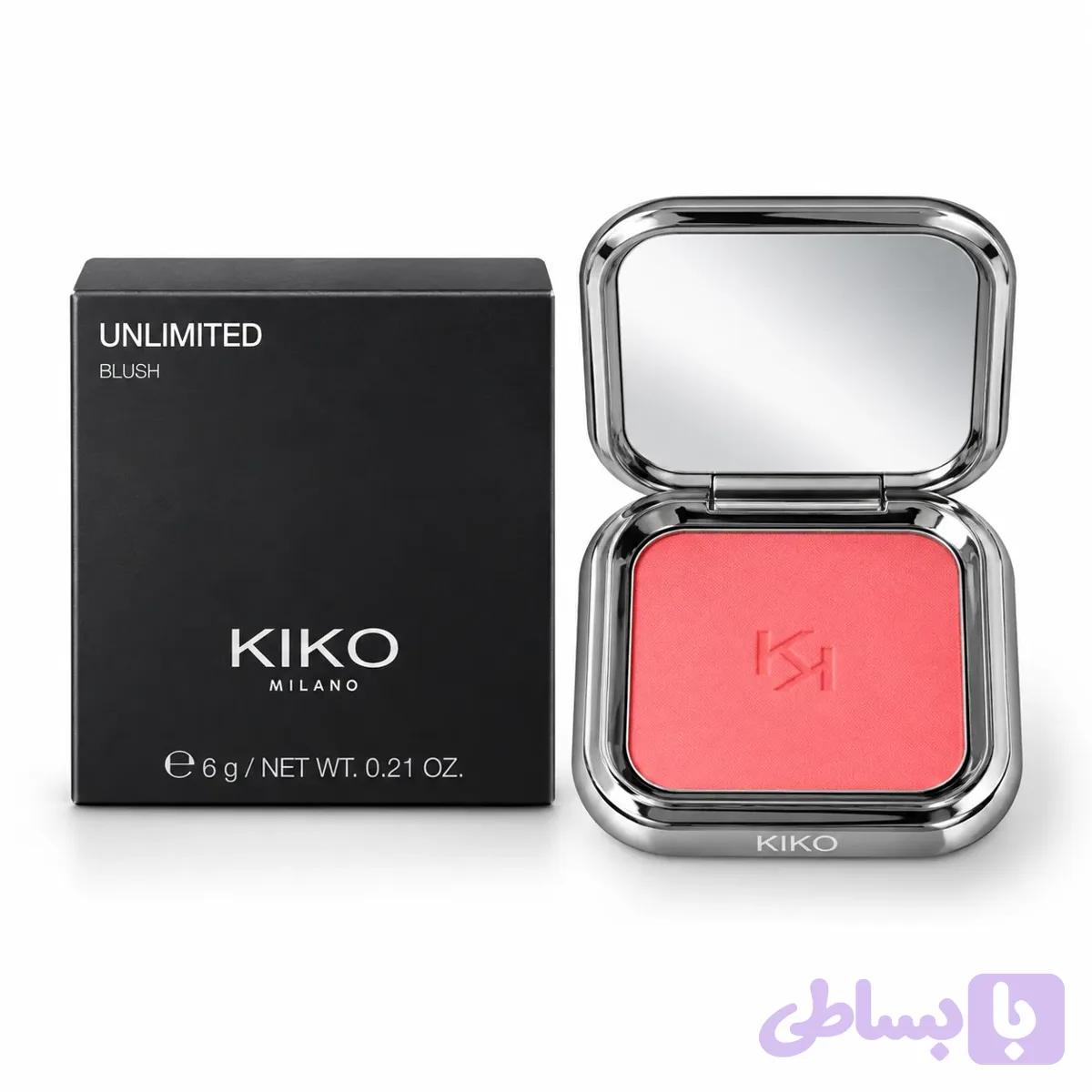 رژگونه پودری کیکو KIKO مدل Unlimited Blush — تصویر 1