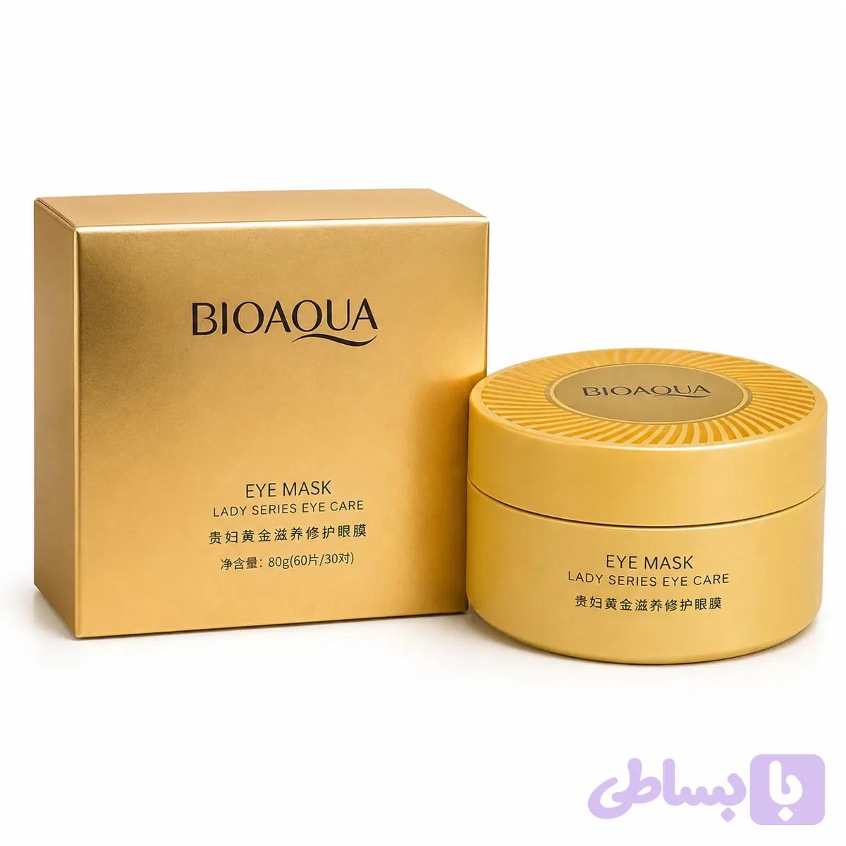 پچ زیر چشم طلایی بیوآکوا BIOAQUA بسته ۶۰ عددی — تصویر 1