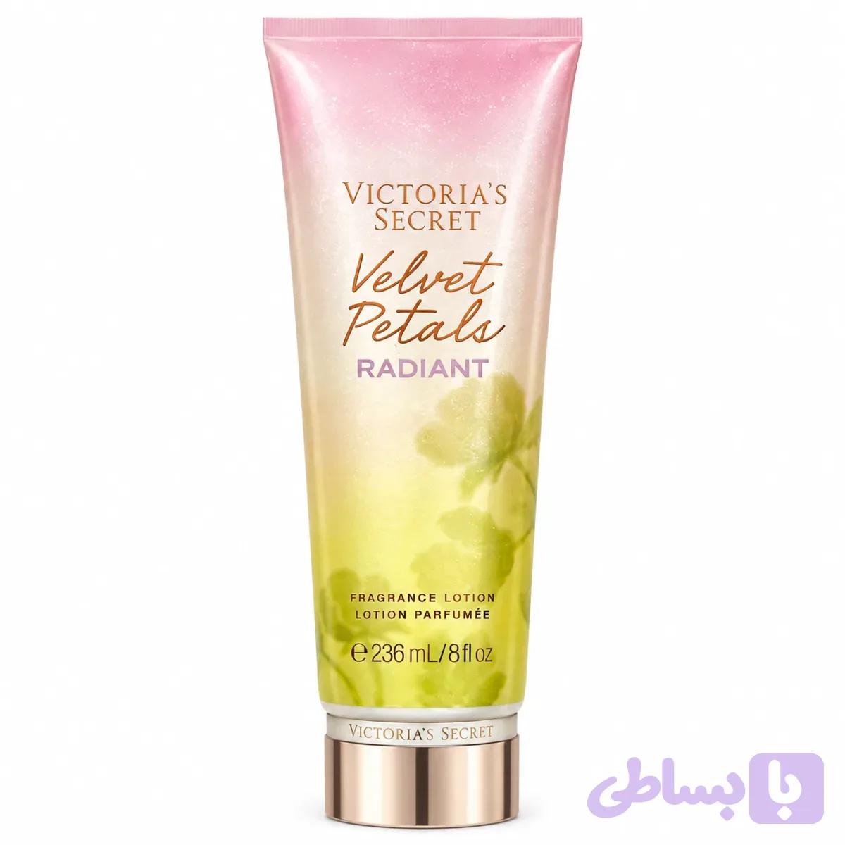 لوسیون بدن ویکتوریا سکرت Victoria’s Secret مدل Velvet Petals La Crème حجم 236 میلی لیتر