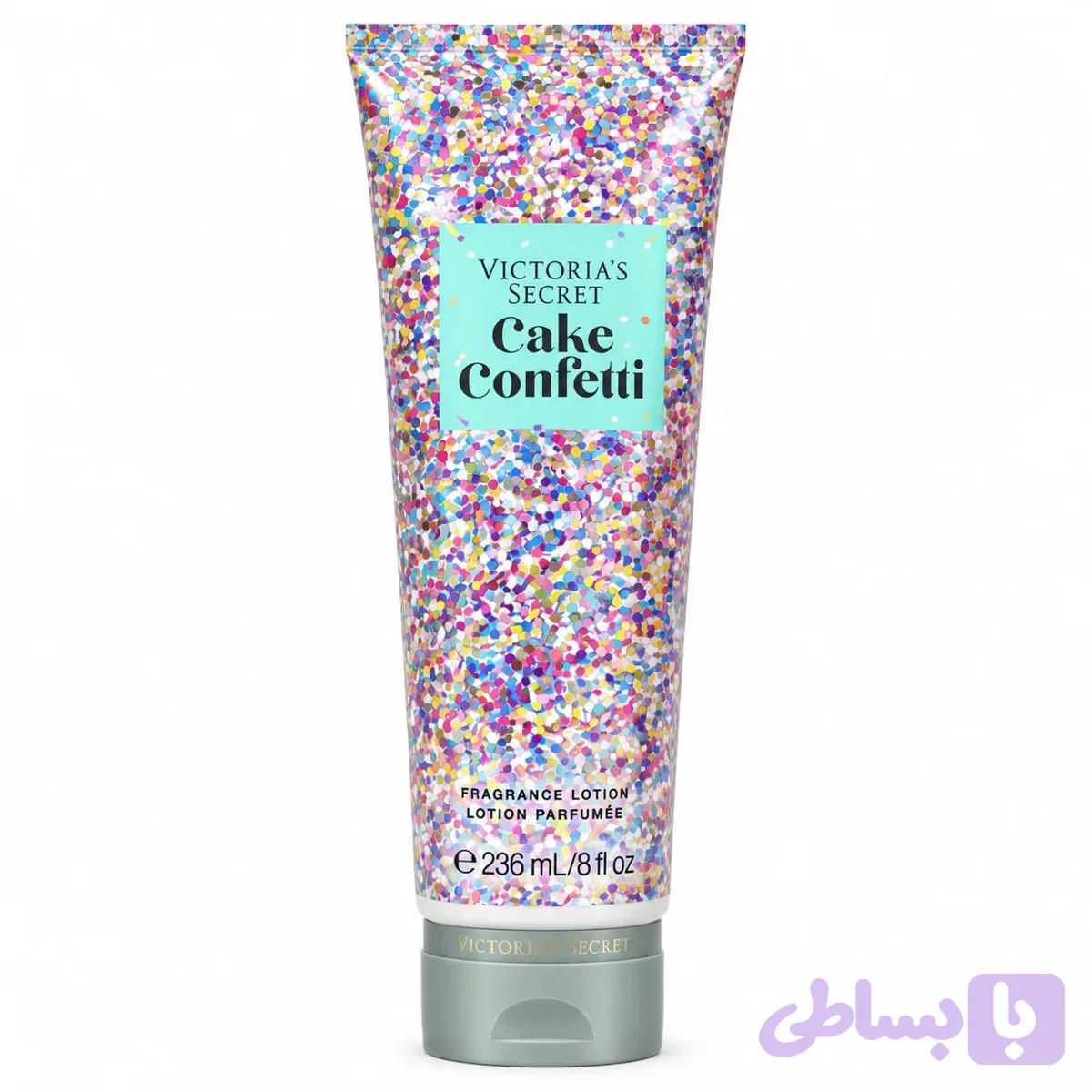 لوسیون بدن ویکتوریا سکرت Victoria’s Secret مدل Cake Confetti حجم 236 میلی لیتر