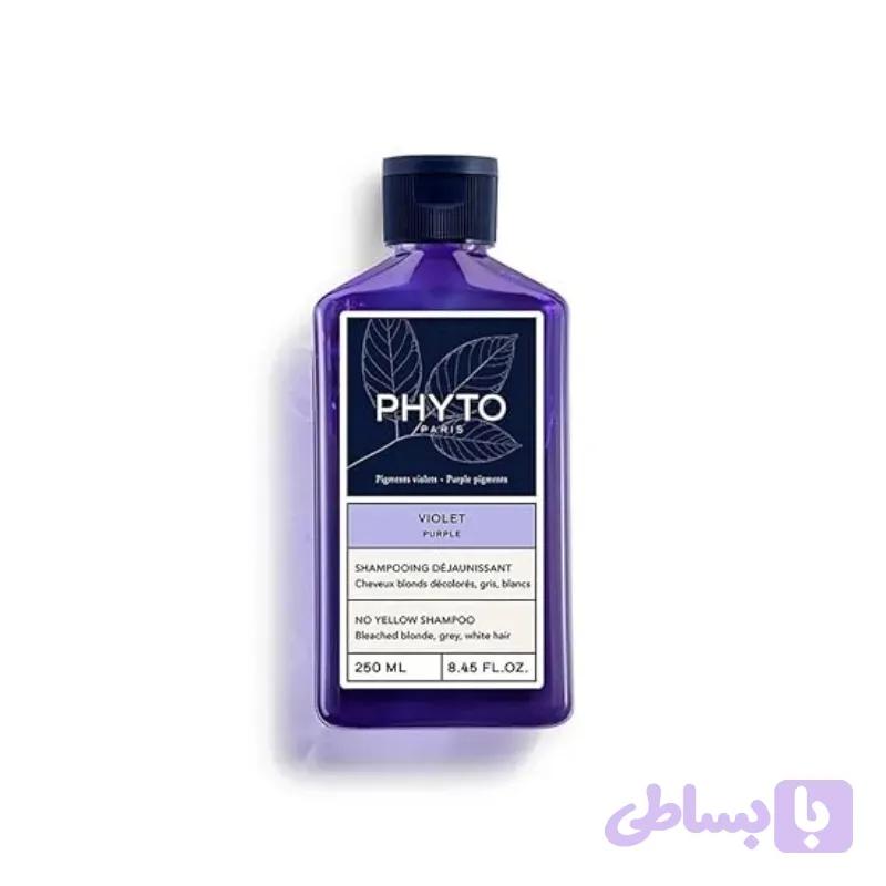 شامپو ضد زردی مو فیتو Phyto مدل Violet Purple حجم 250 میلی لیتر — تصویر 1