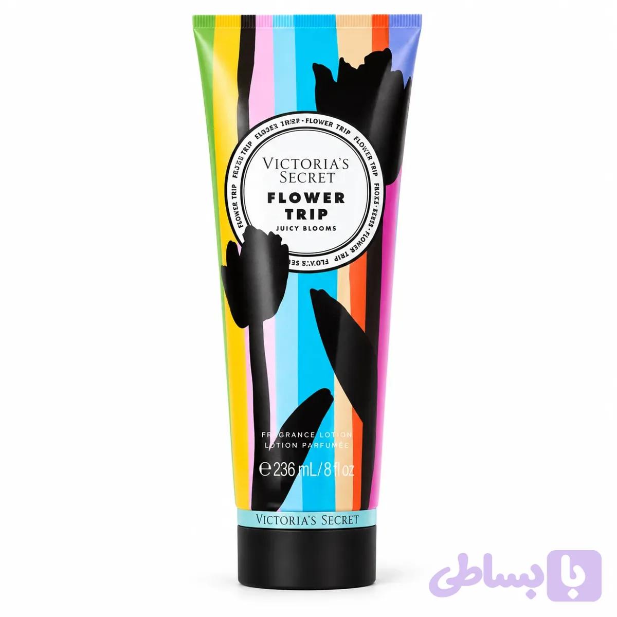 لوسیون بدن ویکتوریا سکرت Victoria’s Secret مدل Flower Trip حجم 236 میلی لیتر
